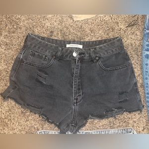 BLACK pacsun jean shorts for summer